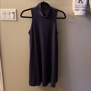 Short sleeved turtle neck dress